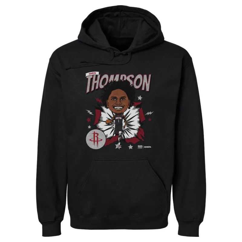 Amen Thompson Houston Rockets Caricature WHT sold by 500 Level