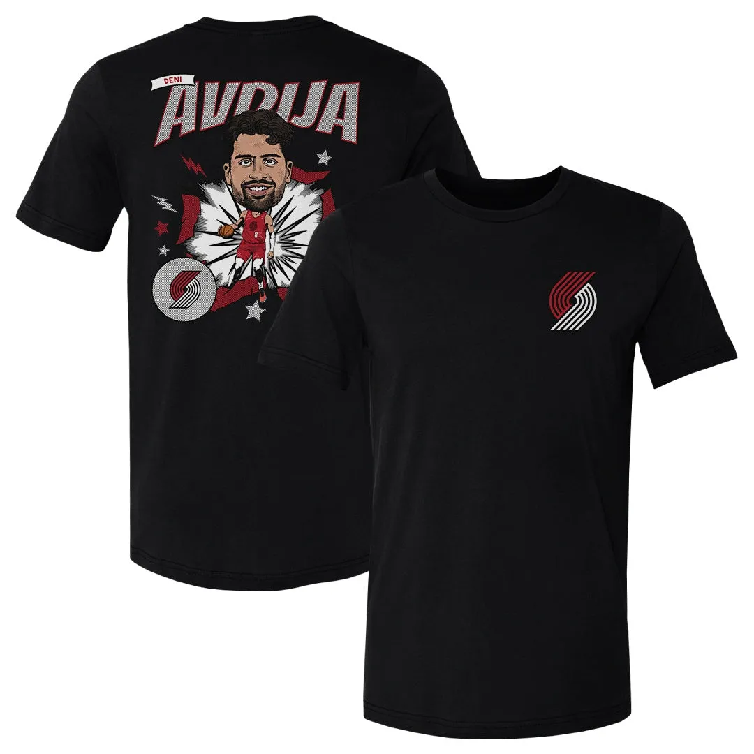 Deni Avdija Portland Trail Blazers Caricature F&B WHT sold by 500 Level