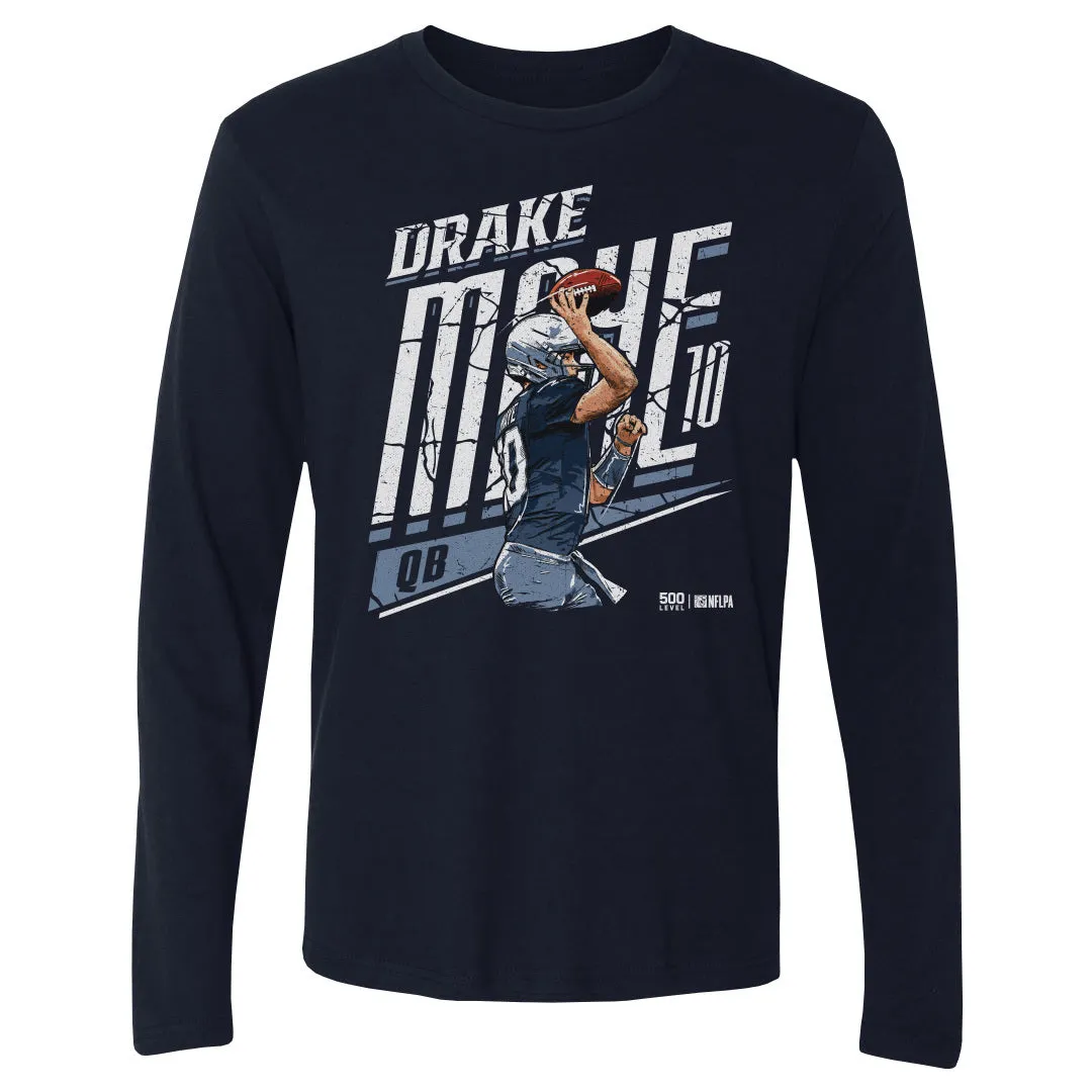 Drake Maye New England Player Name WHT sold by 500 Level