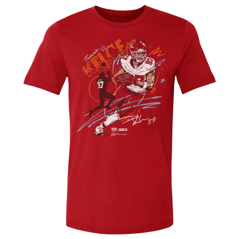 Travis Kelce Kansas City Scribble WHT sold by 500 Level