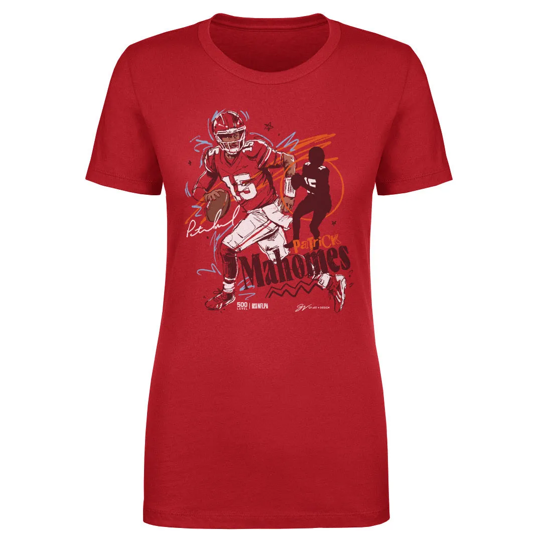 Patrick Mahomes Kansas City Scribble WHT sold by 500 Level