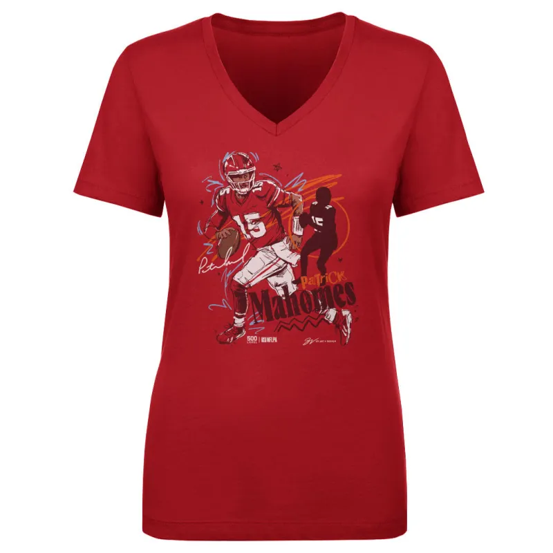 Patrick Mahomes Kansas City Scribble WHT sold by 500 Level