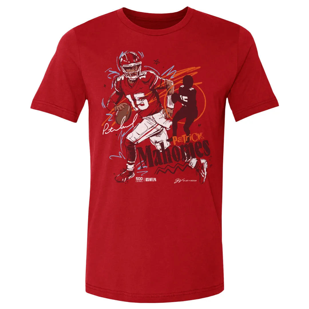 Patrick Mahomes Kansas City Scribble WHT sold by 500 Level