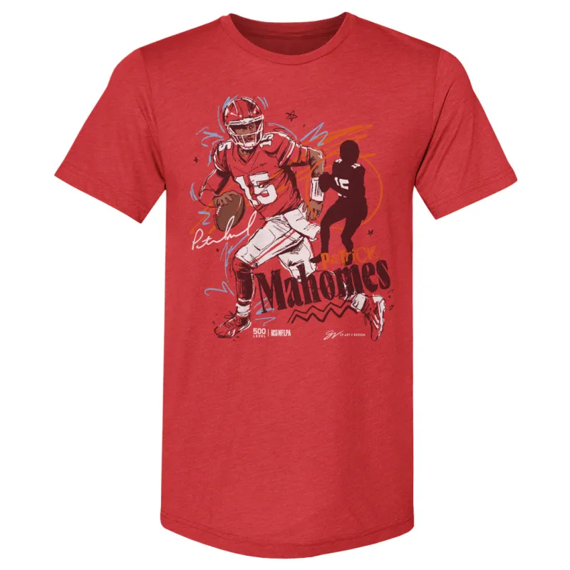 Patrick Mahomes Kansas City Scribble WHT sold by 500 Level