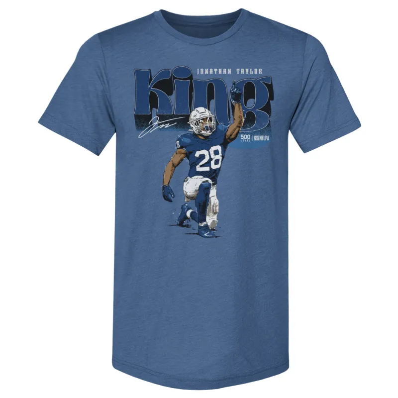 Jonathan Taylor Indianapolis King WHT made by 500 Level