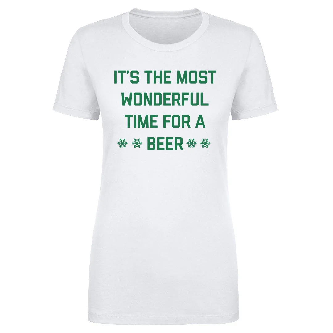 Christmas The Most Wonderful Time For A Beer sold by 500 Level product image thumbnail 2
