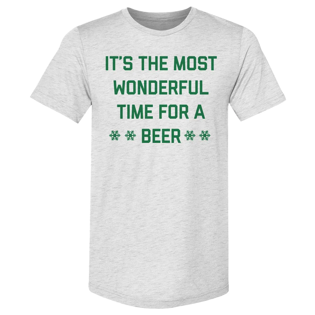 Christmas The Most Wonderful Time For A Beer sold by 500 Level product image thumbnail 2