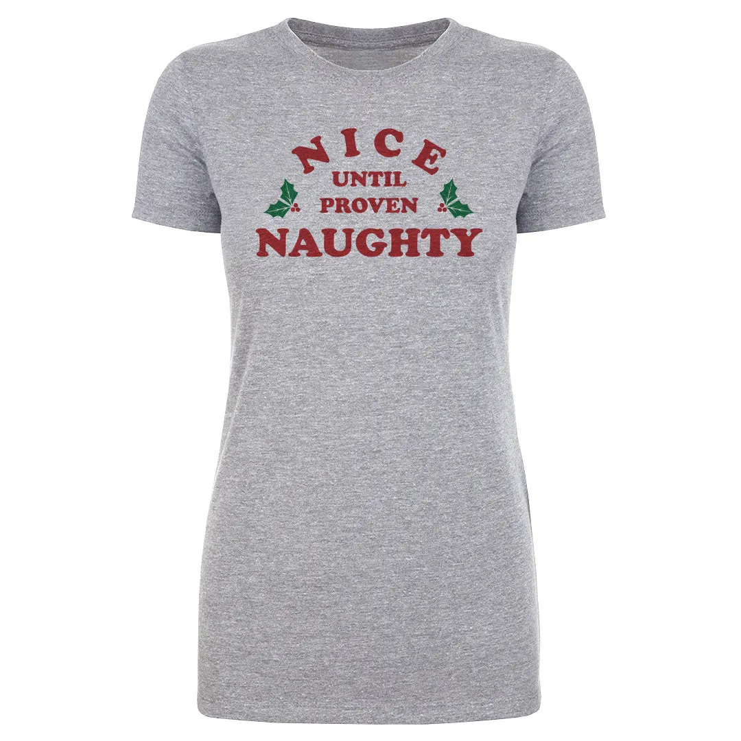 Christmas Nice Until Proven Naughty sold by 500 Level