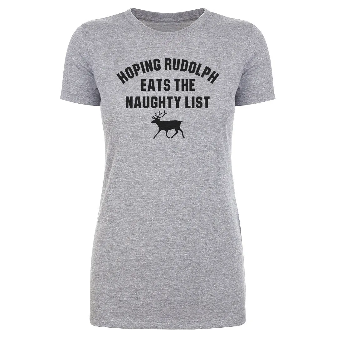 Christmas Hoping Rudolph Eats The Naughty List sold by 500 Level