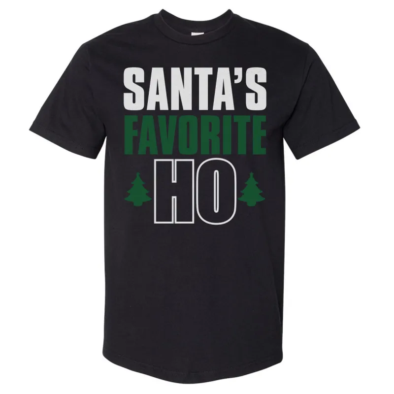 Christmas Santa's Favorite Ho WHT sold by 500 Level