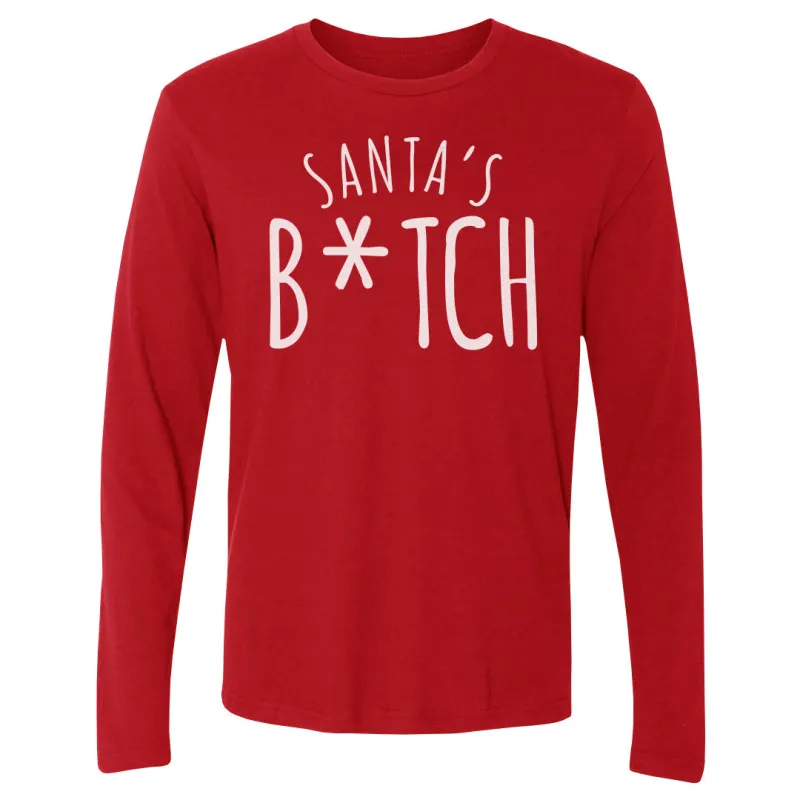 Christmas Santa's B-tch WHT sold by 500 Level