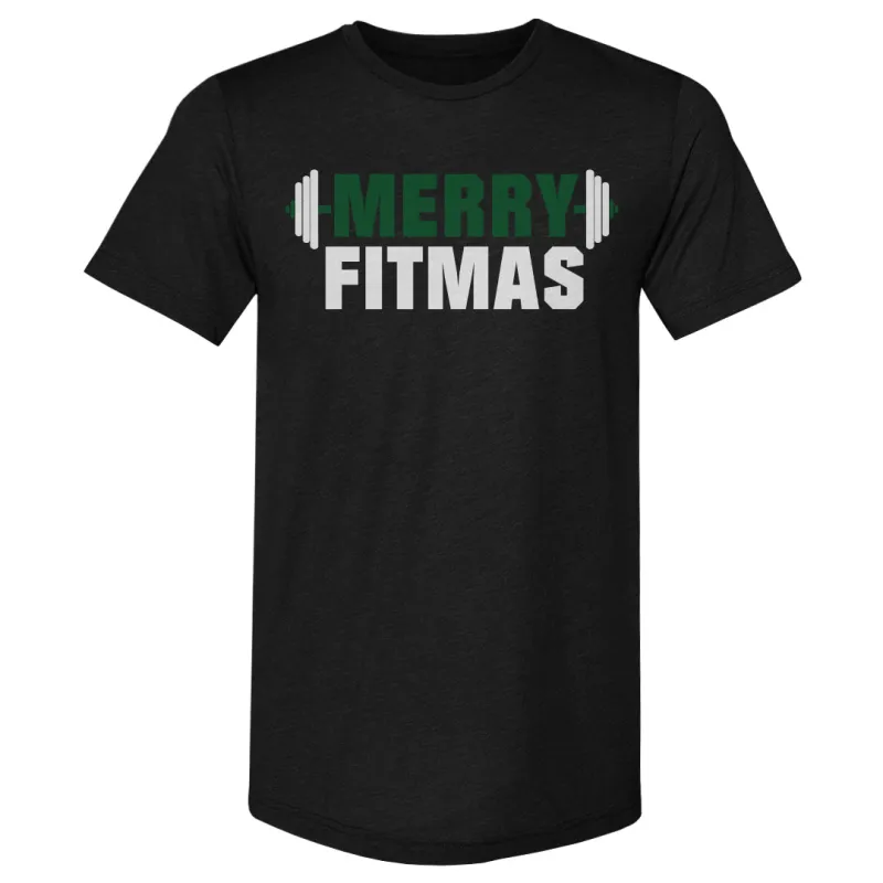 Christmas Merry Fitmas WHT sold by 500 Level