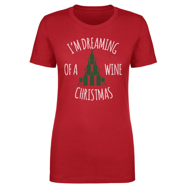 Christmas I'm Dreaming Of A Wine Christmas WHT sold by 500 Level