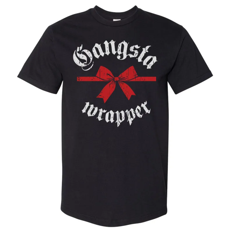 Christmas Gangsta Wrapper WHT sold by 500 Level