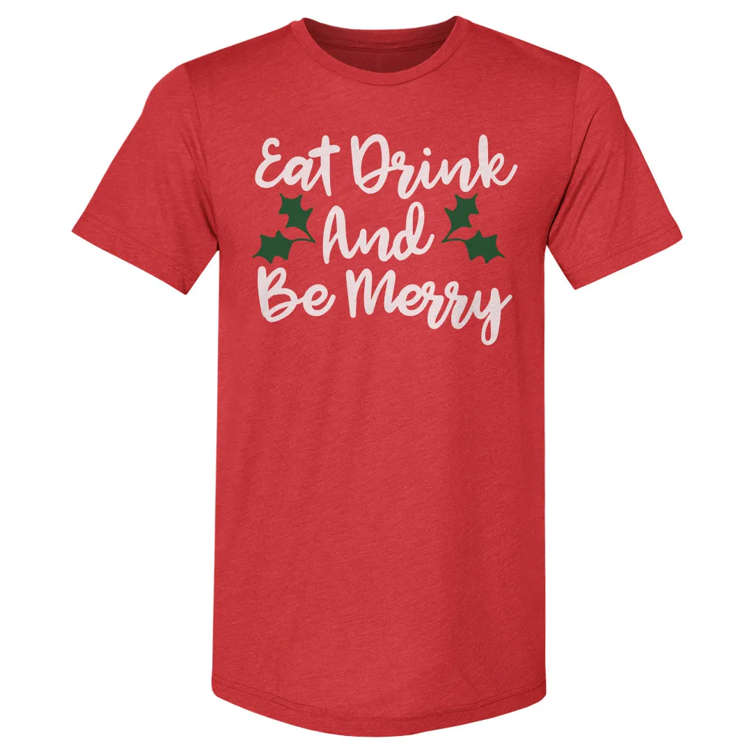 Christmas Eat Drink And Be Merry WHT sold by 500 Level