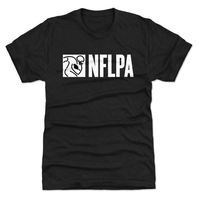 NFLPA Horizontal Logo White WHT sold by 500 Level