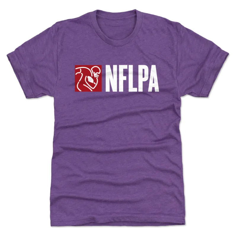 NFLPA Horizontal Logo Red White WHT sold by 500 Level