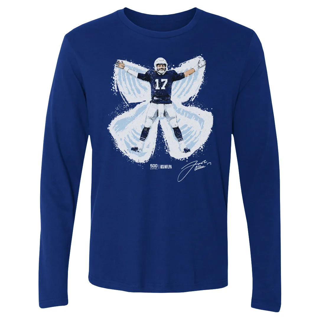 Josh Allen Buffalo Snow Angel WHT sold by 500 Level
