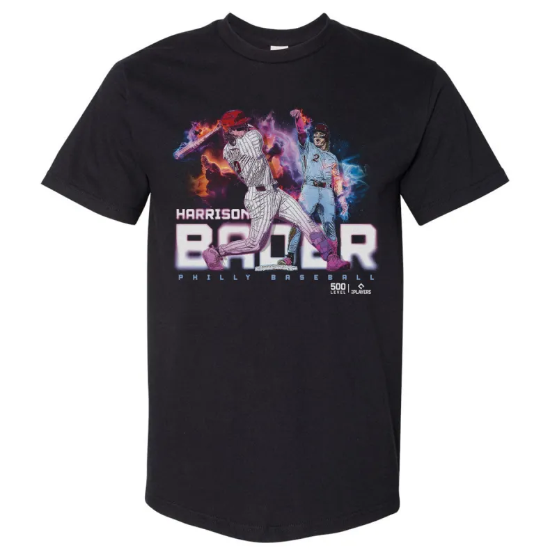 Harrison Bader Philadelphia Neon WHT sold by 500 Level