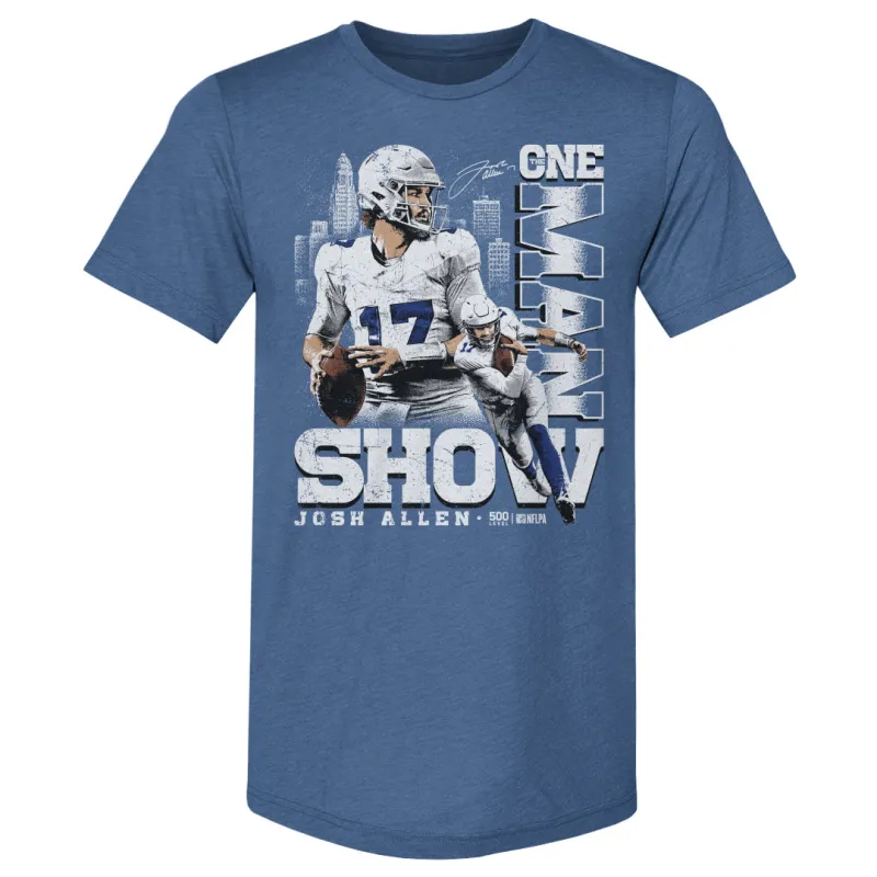 Josh Allen Buffalo One Man Show WHT sold by 500 Level