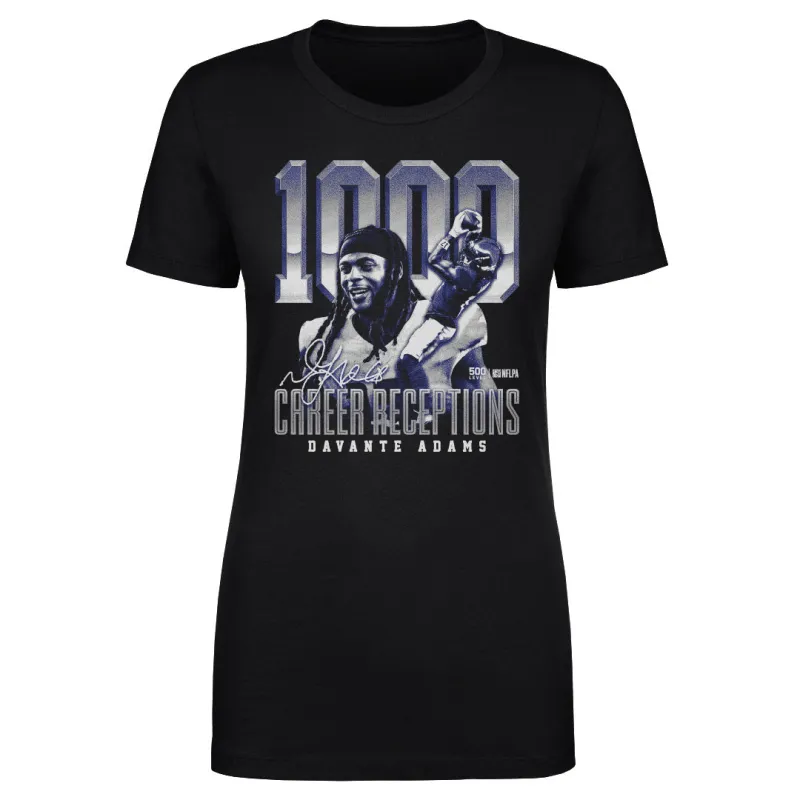 Davante Adams Los Angeles R 1000 Career Receptions WHT sold by 500 Level