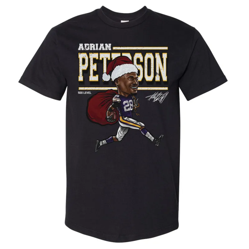 Adrian Peterson Minnesota Cartoon Santa Hat WHT sold by 500 Level