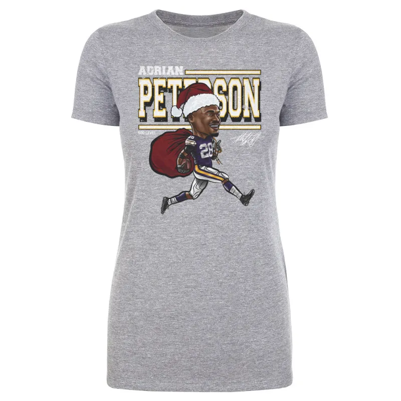 Adrian Peterson Minnesota Cartoon Santa Hat WHT sold by 500 Level