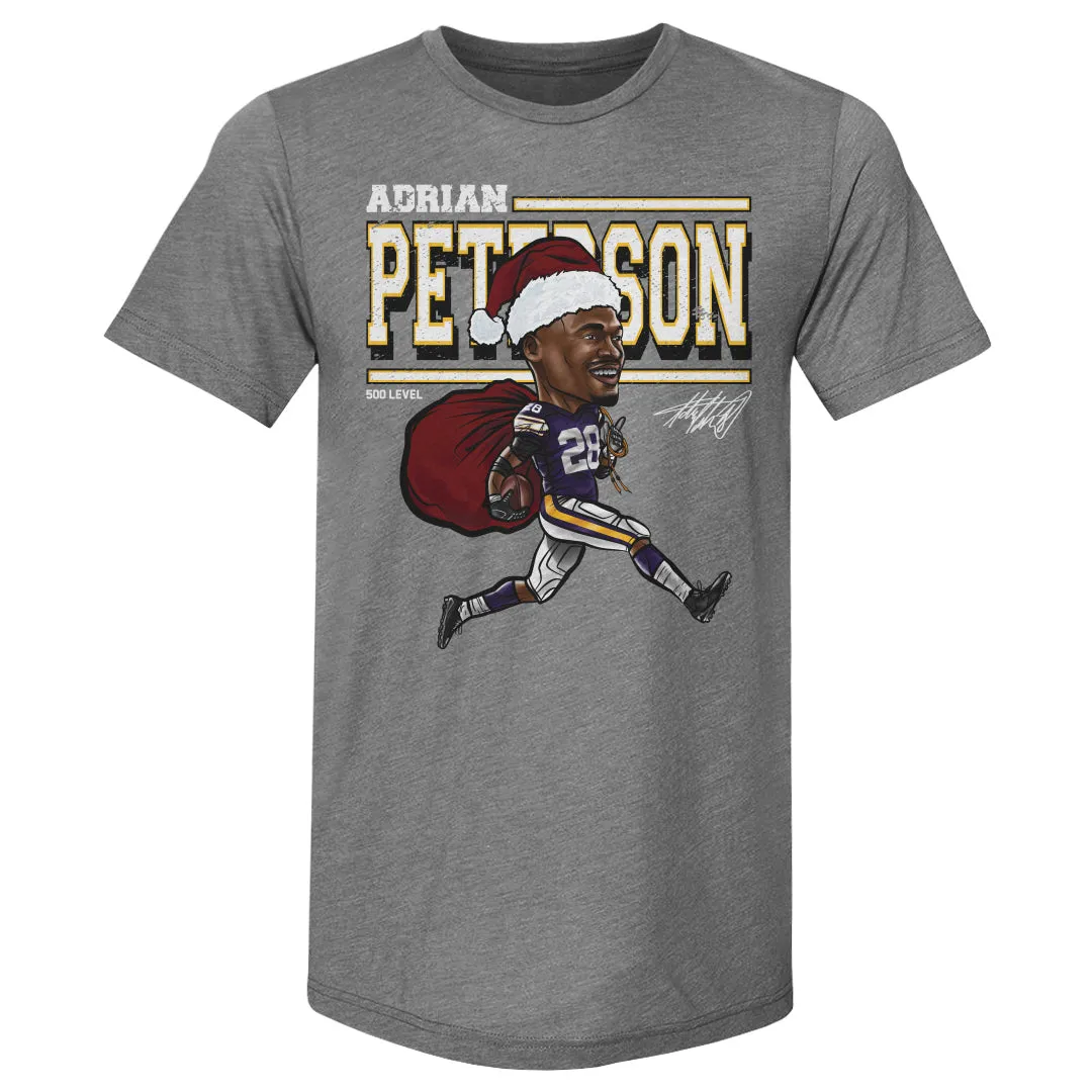 Adrian Peterson Minnesota Cartoon Santa Hat WHT sold by 500 Level product image thumbnail 2