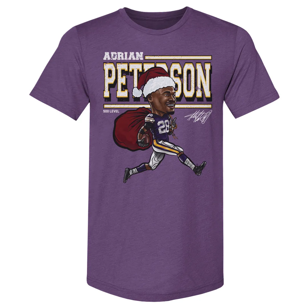 Adrian Peterson Minnesota Cartoon Santa Hat WHT sold by 500 Level product image thumbnail 3