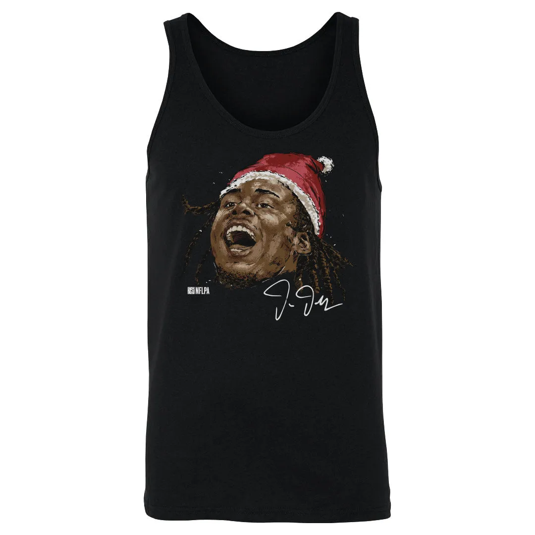 Justin Jefferson Minnesota Portrait Santa Hat WHT sold by 500 Level