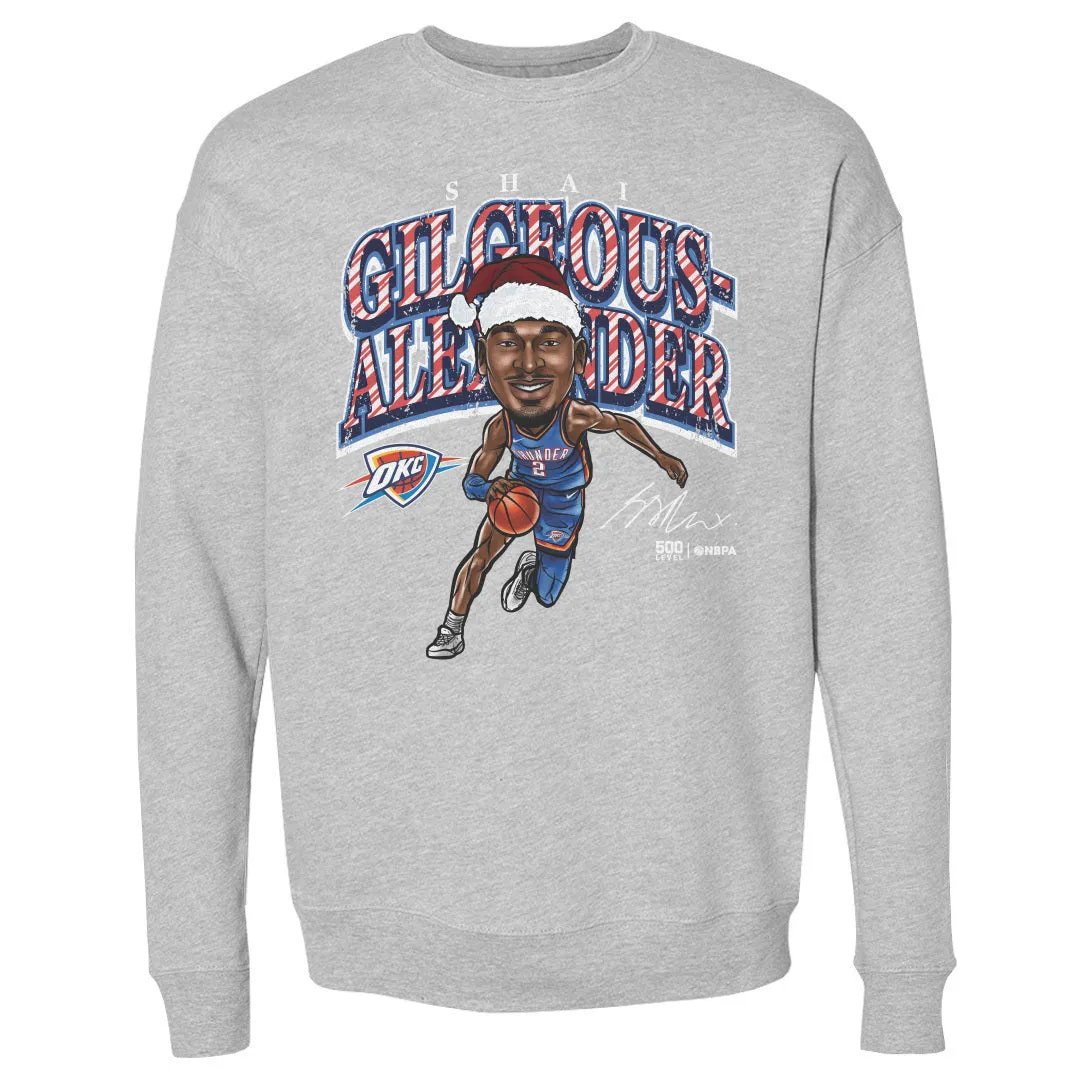 Shai Gilgeous-Alexander Oklahoma City Thunder Cartoon Santa Hat WHT sold by 500 Level product image thumbnail 2