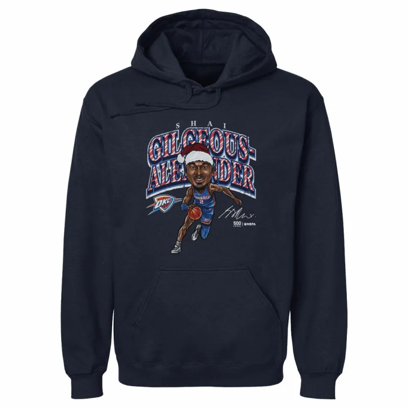 Shai Gilgeous-Alexander Oklahoma City Thunder Cartoon Santa Hat WHT sold by 500 Level