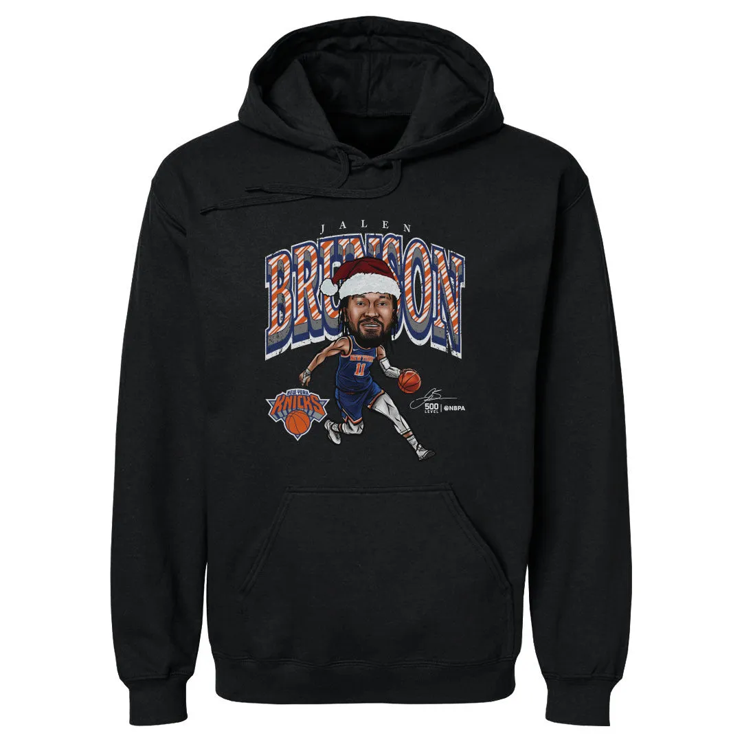 Jalen Brunson New York Knicks Cartoon Santa Hat WHT sold by 500 Level product image thumbnail 2
