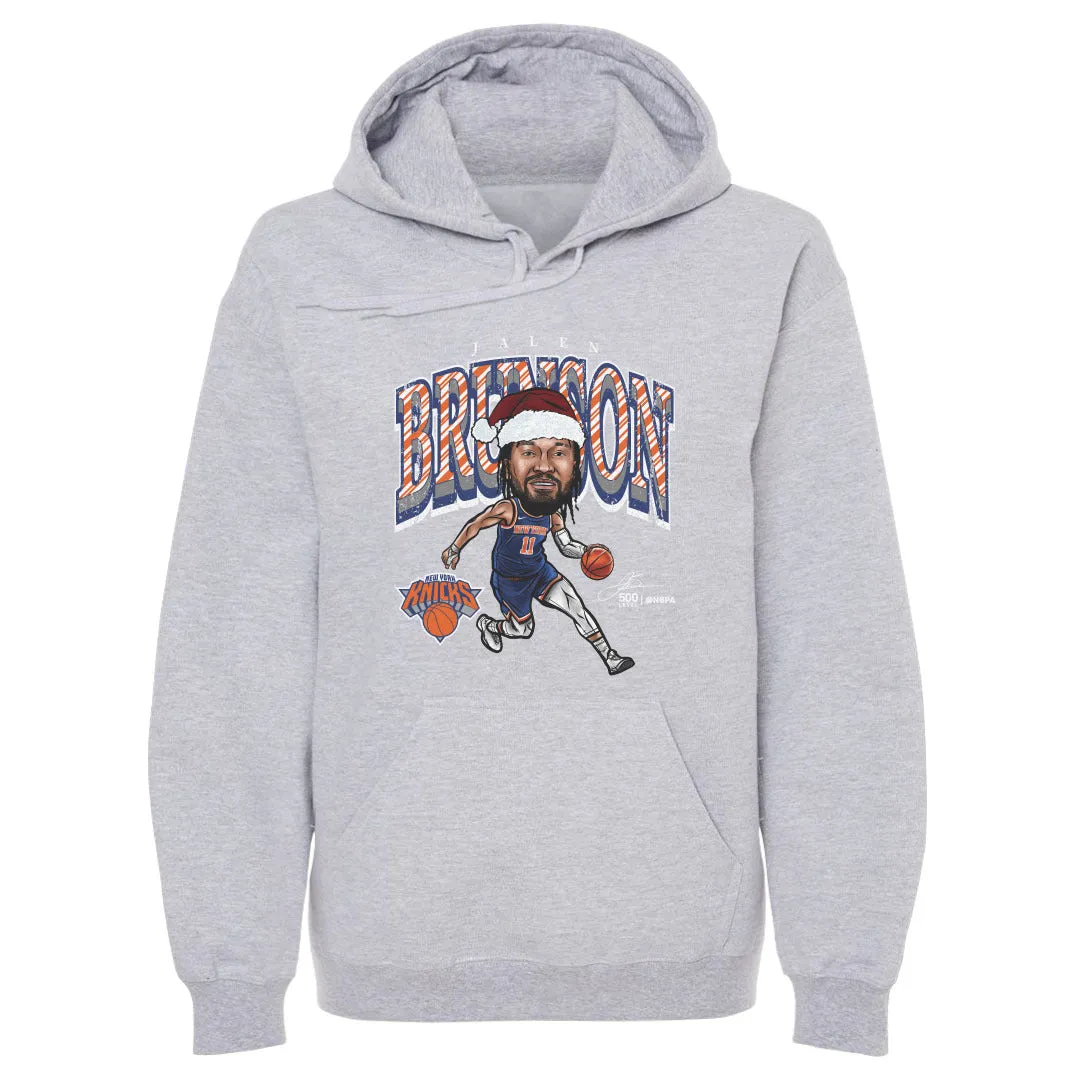 Jalen Brunson New York Knicks Cartoon Santa Hat WHT sold by 500 Level product image thumbnail 3