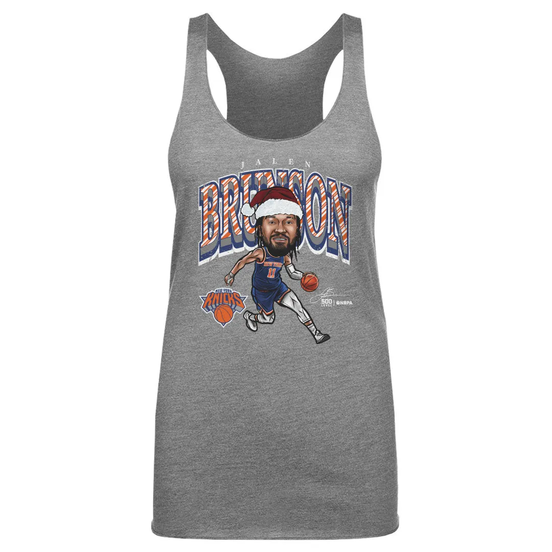 Jalen Brunson New York Knicks Cartoon Santa Hat WHT sold by 500 Level product image thumbnail 3