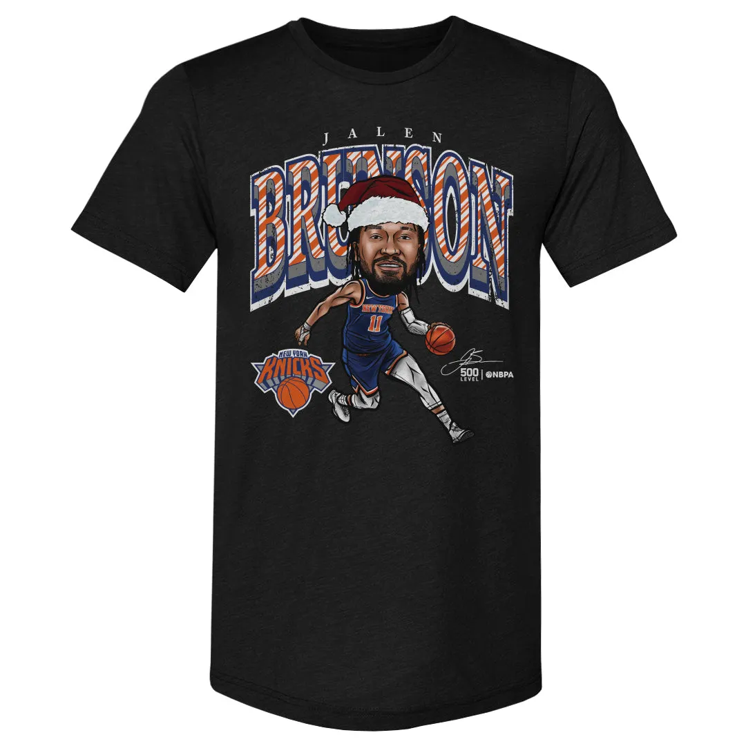 Jalen Brunson New York Knicks Cartoon Santa Hat WHT sold by 500 Level product image thumbnail 3