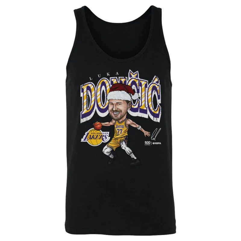 Luka Doncic Los Angeles Lakers Cartoon Santa Hat WHT sold by 500 Level
