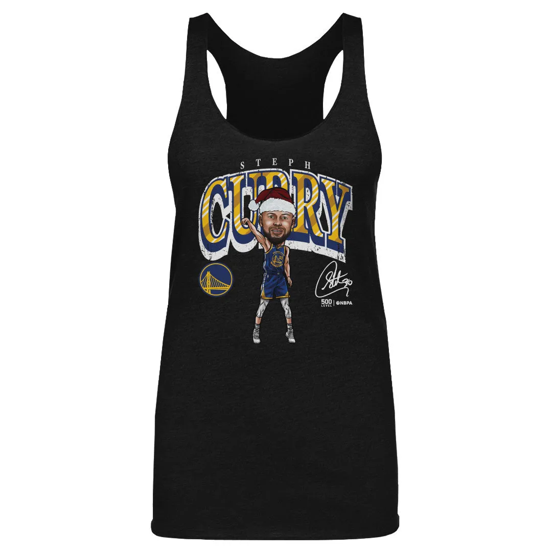 Steph Curry Golden State Warriors Cartoon Santa Hat WHT sold by 500 Level product image thumbnail 2