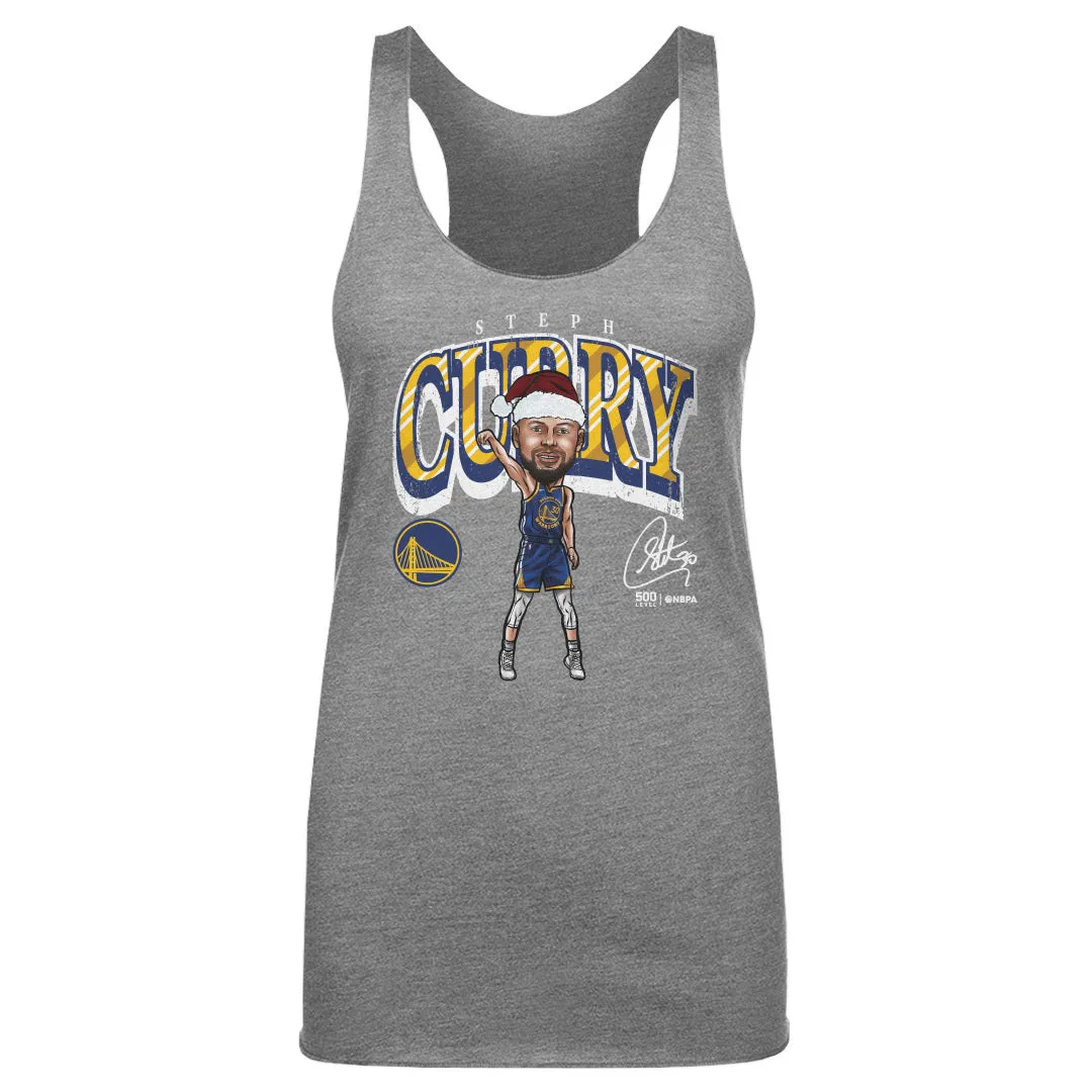 Steph Curry Golden State Warriors Cartoon Santa Hat WHT sold by 500 Level product image thumbnail 3