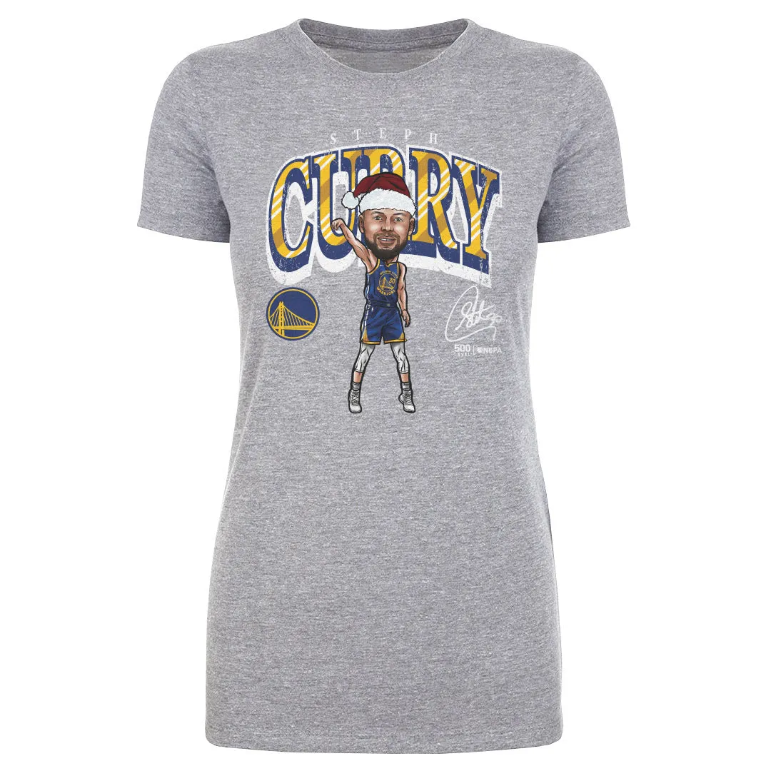 Steph Curry Golden State Warriors Cartoon Santa Hat WHT sold by 500 Level product image thumbnail 3