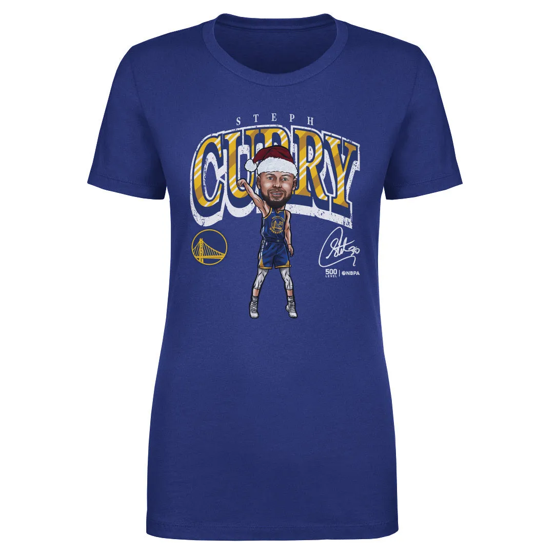Steph Curry Golden State Warriors Cartoon Santa Hat WHT sold by 500 Level