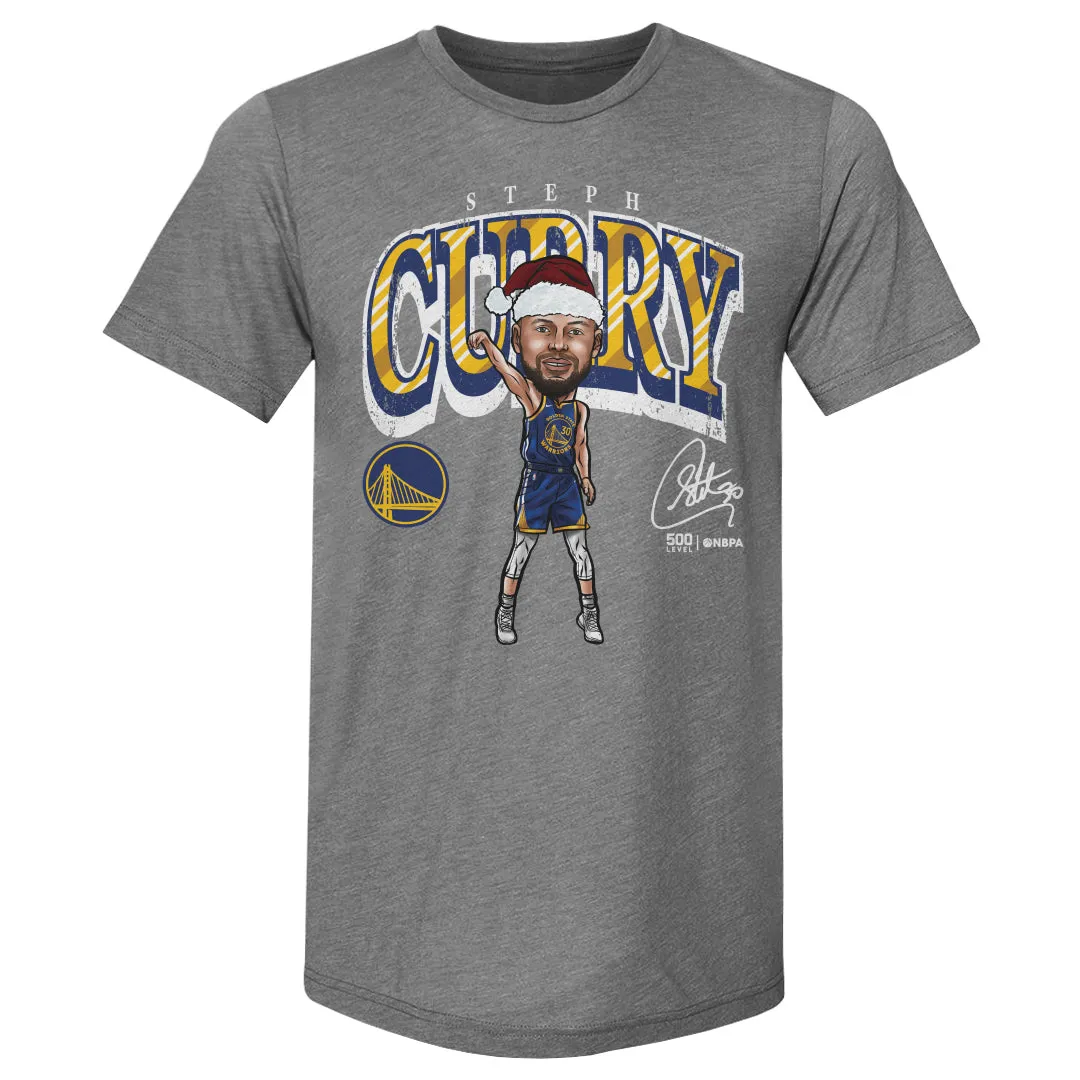 Steph Curry Golden State Warriors Cartoon Santa Hat WHT sold by 500 Level product image thumbnail 2