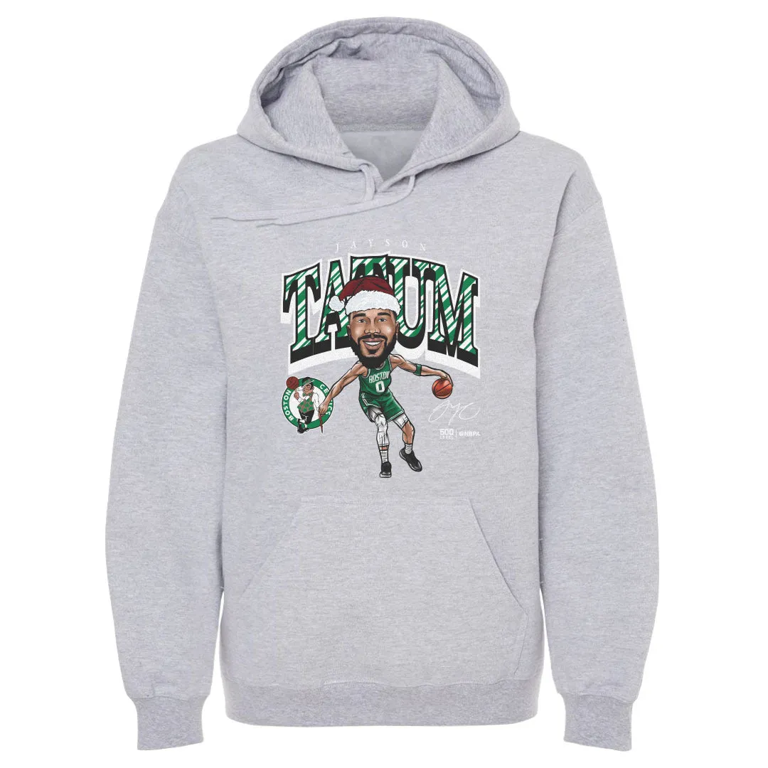 Jayson Tatum Boston Celtics Cartoon Santa Hat WHT sold by 500 Level product image thumbnail 2