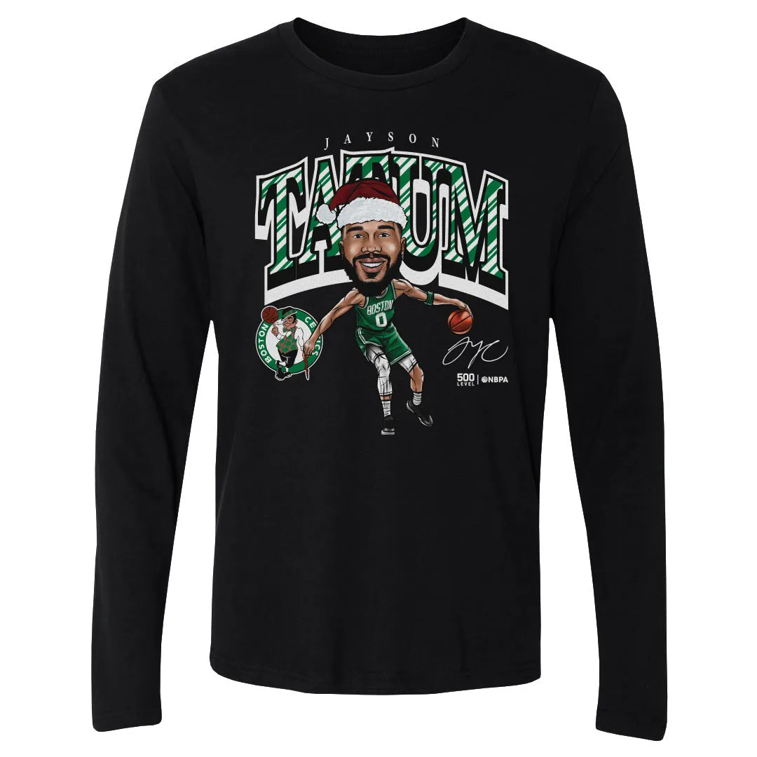 Jayson Tatum Boston Celtics Cartoon Santa Hat WHT sold by 500 Level