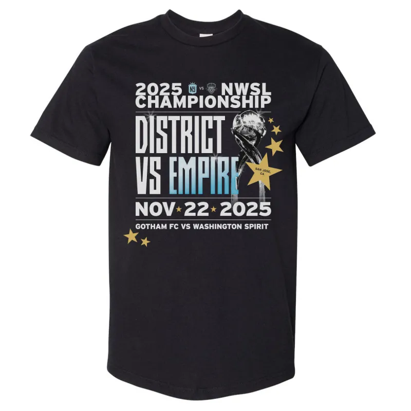 2025 NWSL Championship Gotham FC Vs. Washington Spirit WHT sold by 500 Level