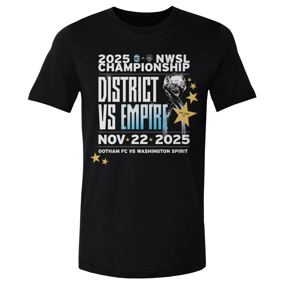2025 NWSL Championship Gotham FC Vs. Washington Spirit WHT sold by 500 Level