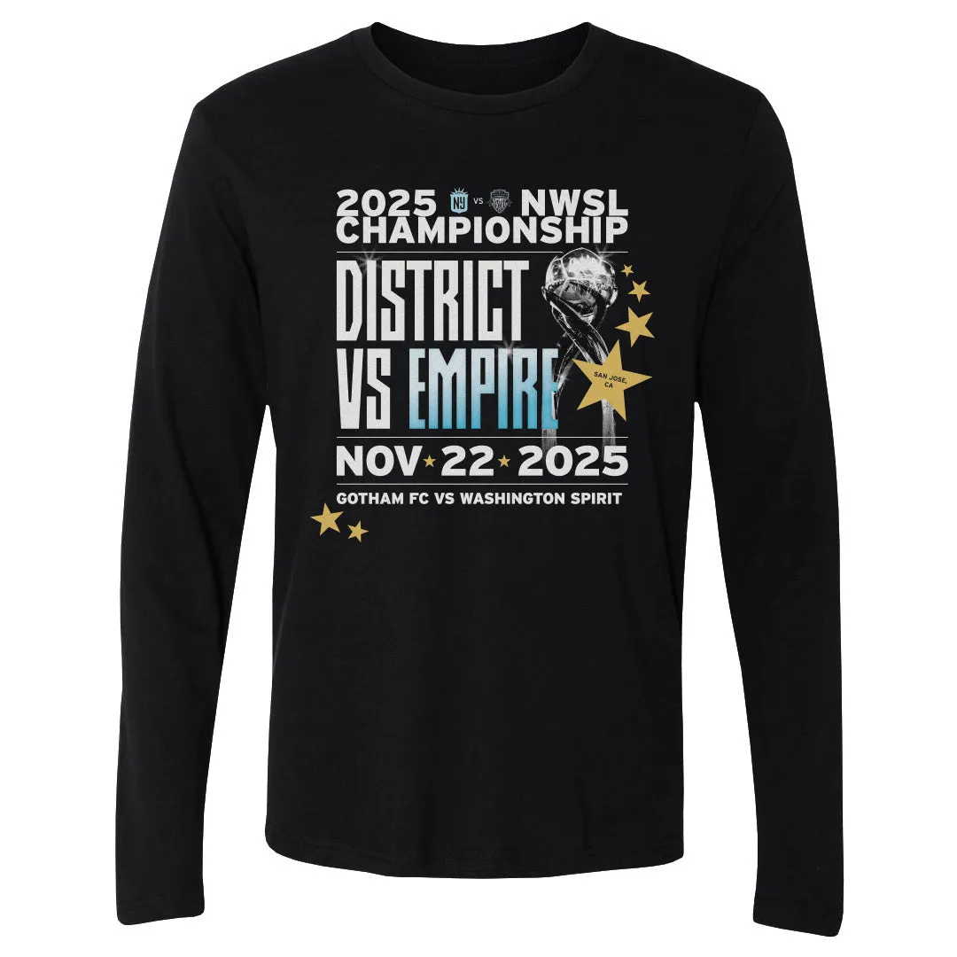 2025 NWSL Championship Gotham FC Vs. Washington Spirit WHT sold by 500 Level
