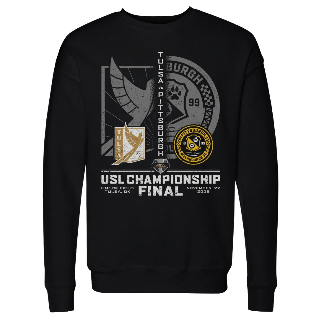 USL Championship Final FC Tulsa Vs. Pittsburgh Riverhounds SC WHT sold by 500 Level