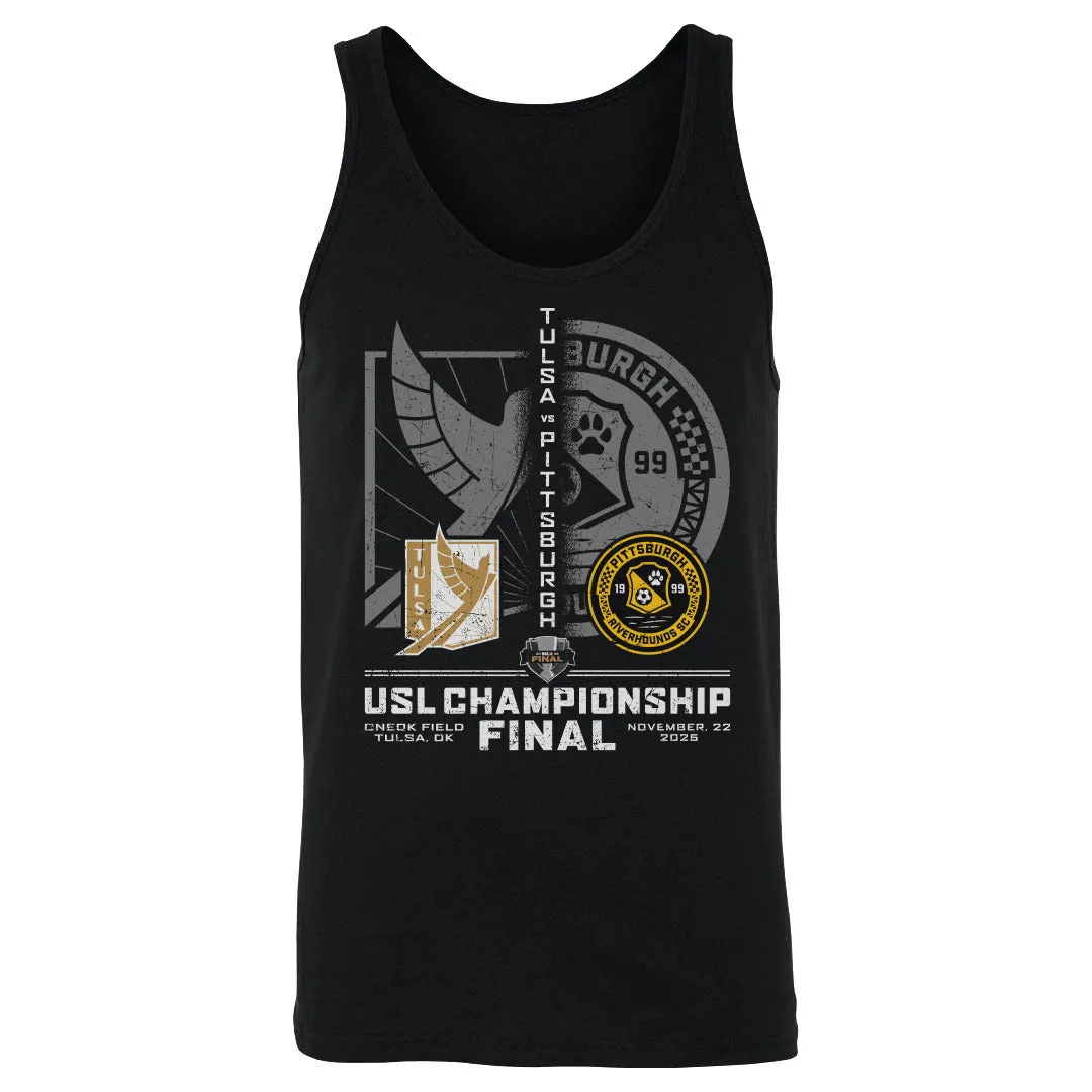 USL Championship Final FC Tulsa Vs. Pittsburgh Riverhounds SC WHT sold by 500 Level