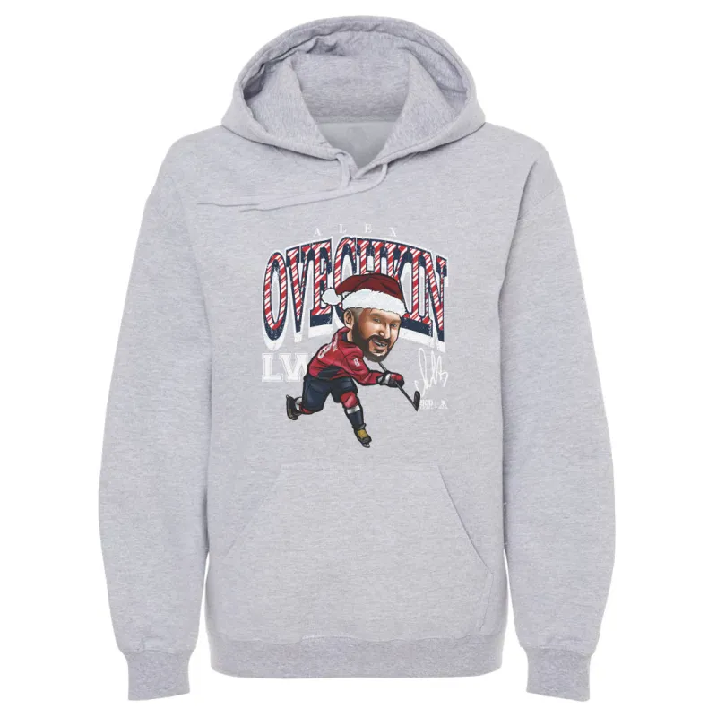 Alex Ovechkin Washington Cartoon Santa Hat WHT made by 500 Level